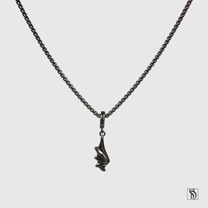Black Dragon Wing Necklace