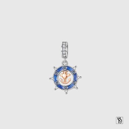 Rose Gold Anchor Nautical Pendant Necklace