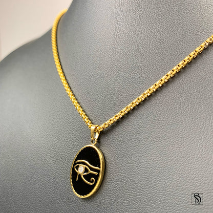 Eye Of Horus Egyptian Pharos Eye Necklace
