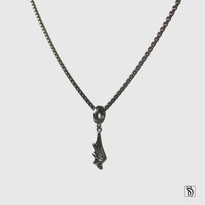 Black Dragon Wing Necklace