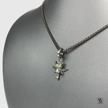 Night Fury Black Pendant Box Chain Necklace