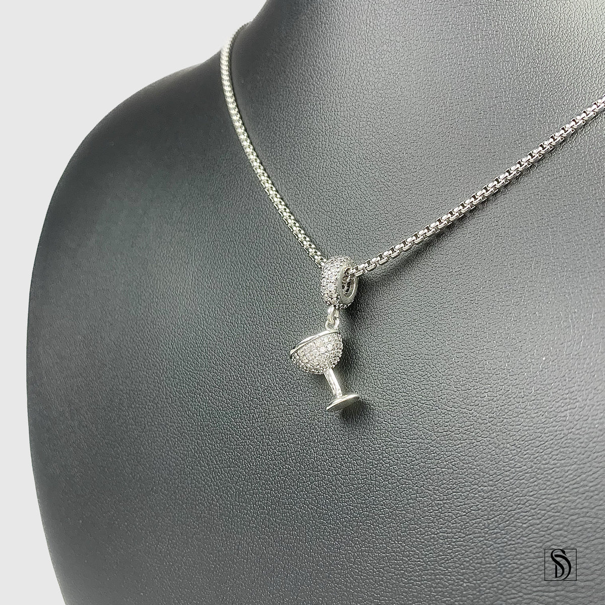 Iced Holy Grail Pendant Necklace