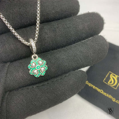 Lucky Four Leaf Pendant Necklace