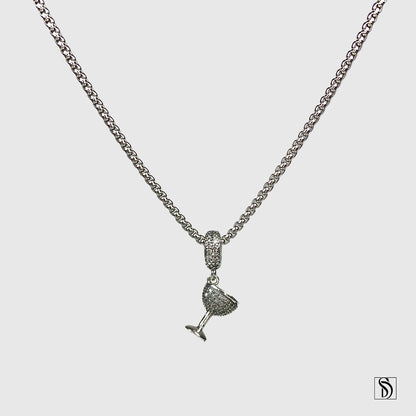 Iced Holy Grail Pendant Necklace
