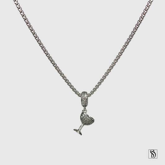 Iced Holy Grail Pendant Necklace