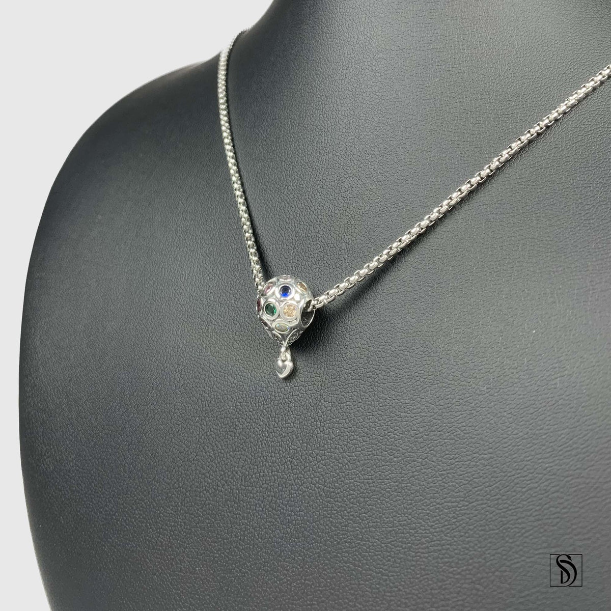Love In The Air Balloon Charm Necklace