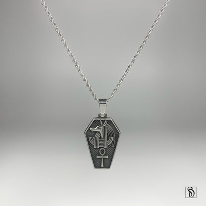 Anubis Egyptian Ankh Pendant Necklace