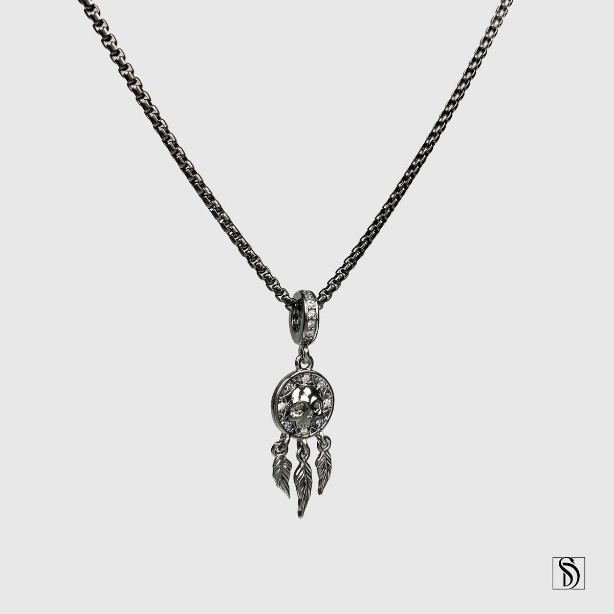 Black Skull Dreamcatcher