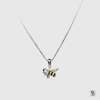 Honey Bee Pendant Necklace