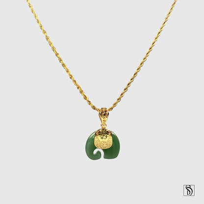 Green Jade Elephant