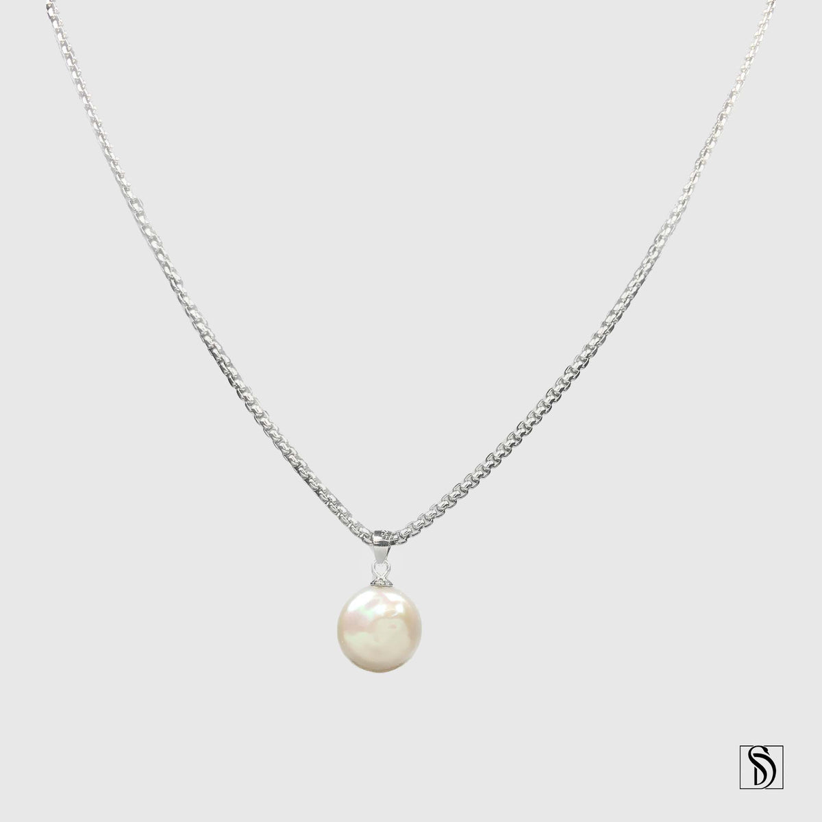 Natural Pearl Pendant Necklace