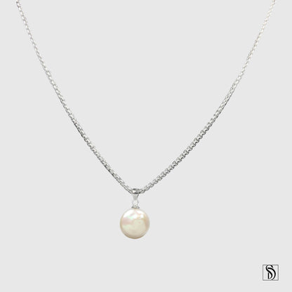 Natural Pearl Pendant Necklace