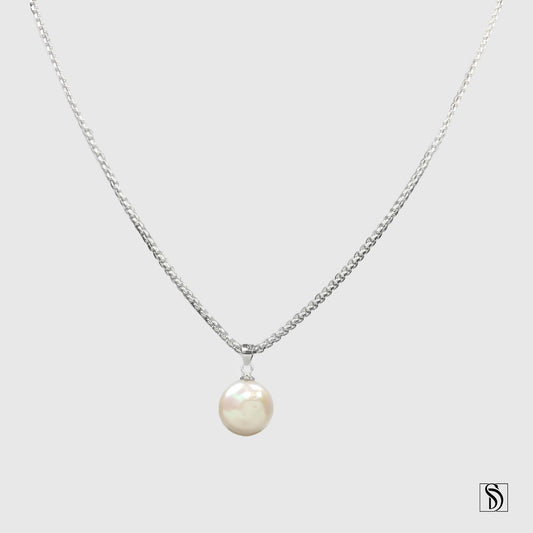 Natural Pearl Pendant Necklace