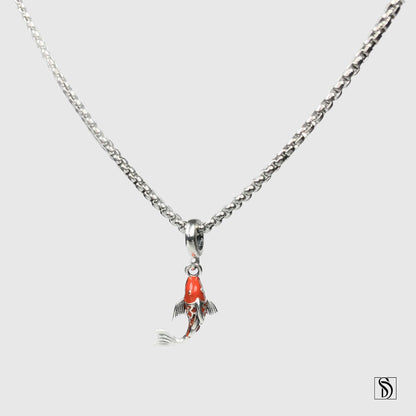 Lucky Japanese Koi Fish Necklace