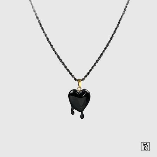 Dripping Blood Acrylic Heart