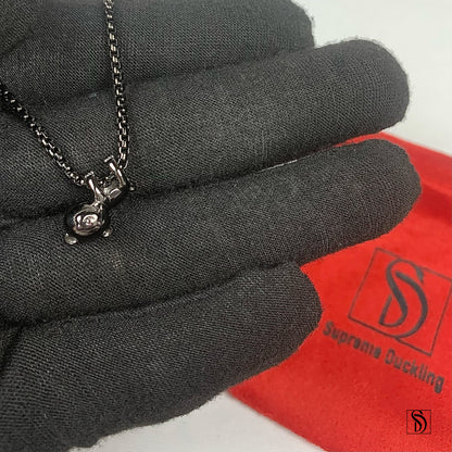 Hanging Teddy Bear Charm Necklace