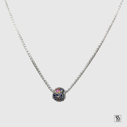 Lucky Shooting Star Night Sky Celestial Necklace