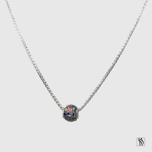 Lucky Shooting Star Night Sky Celestial Necklace