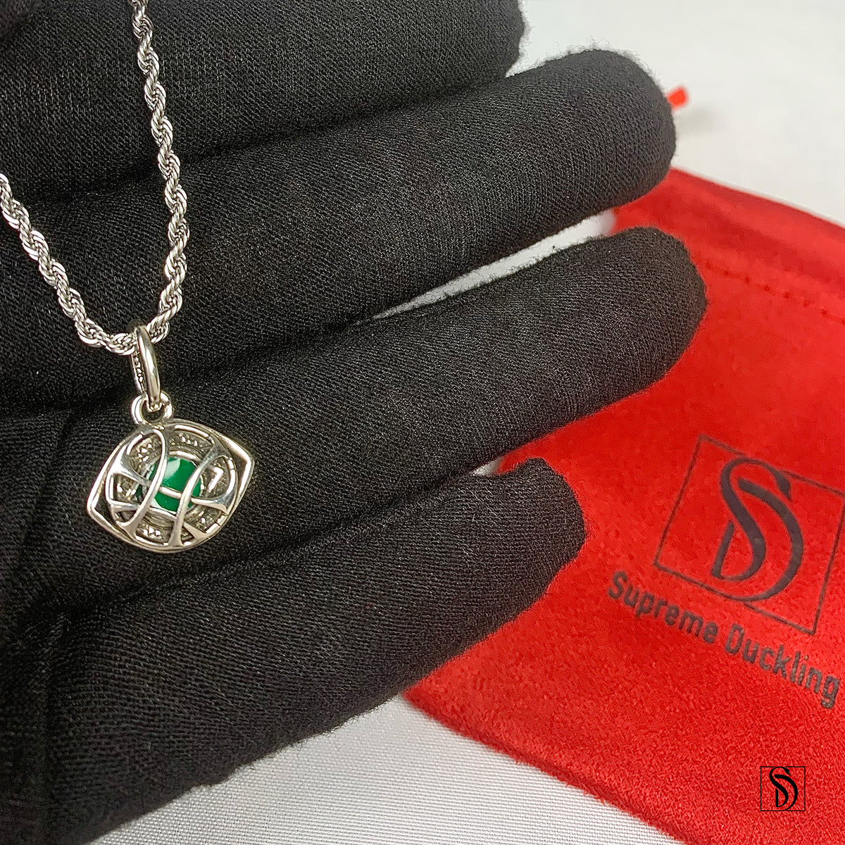 Eye Of Agamotto Amulet Time Stone Pendant Necklace