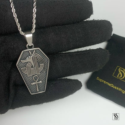 Anubis Egyptian Ankh Pendant Necklace
