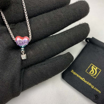 Birthday Air Balloon Pendant Necklace
