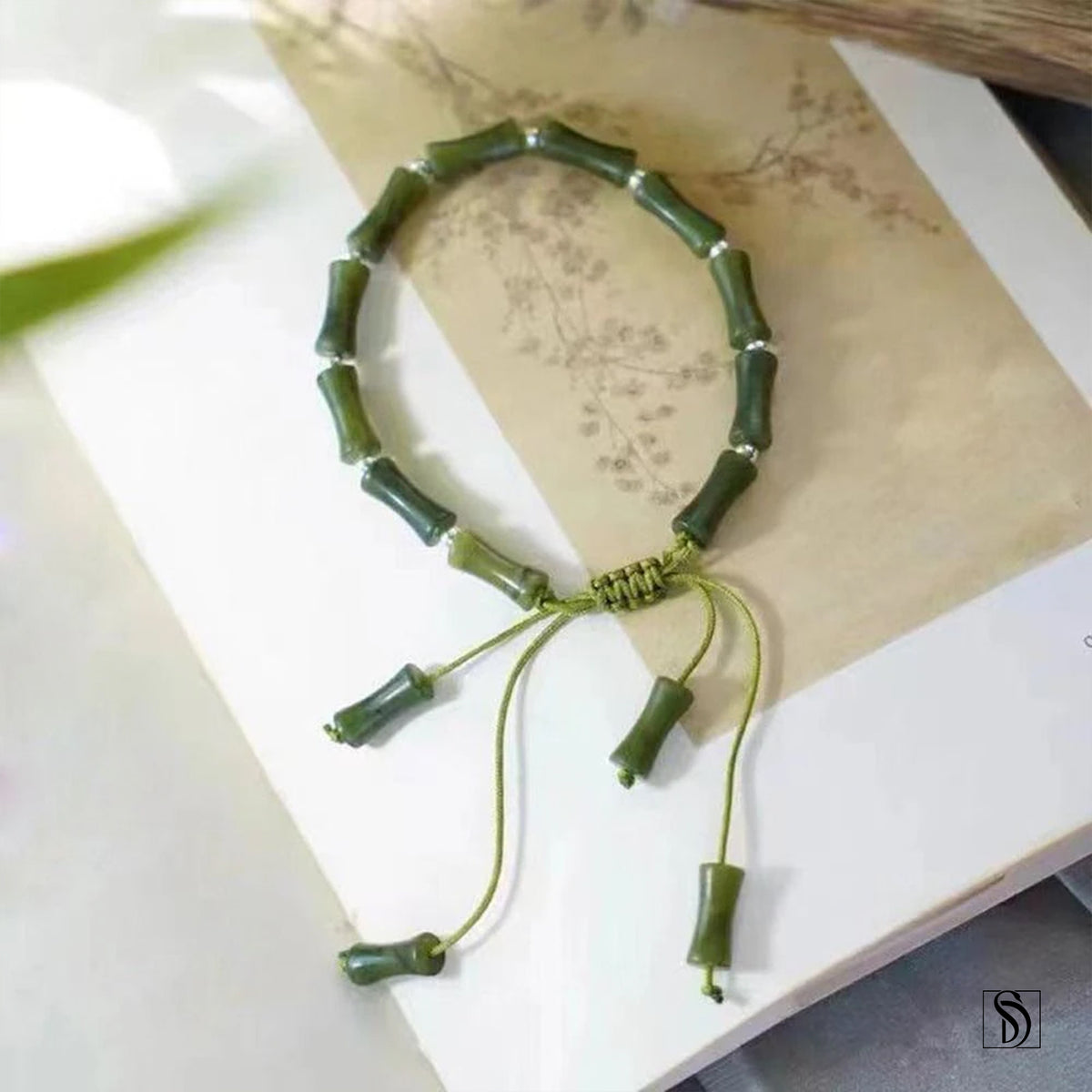 Adjustable Bamboo Style Bracelet