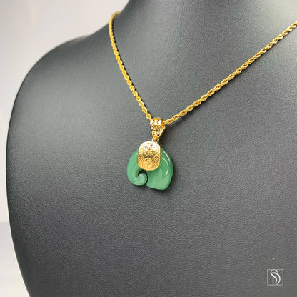 Green Jade Elephant