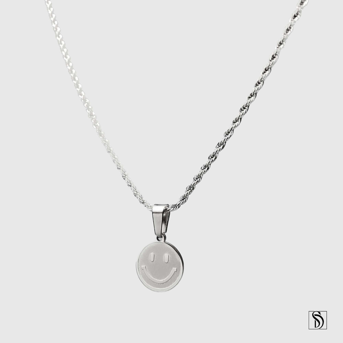 Smiley Face Emoji Necklace (2 colors)