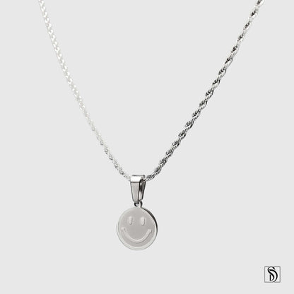 Smiley Face Emoji Necklace (2 colors)