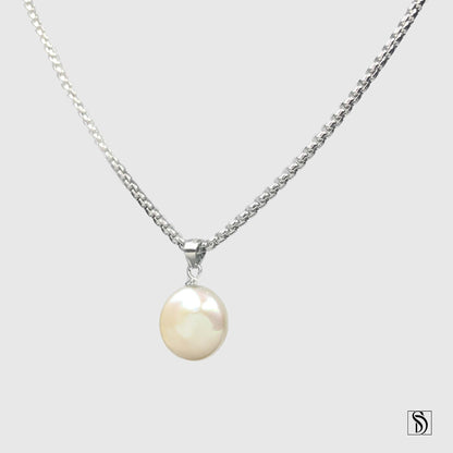 Natural Pearl Pendant Necklace
