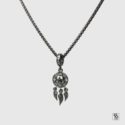 Black Skull Dreamcatcher