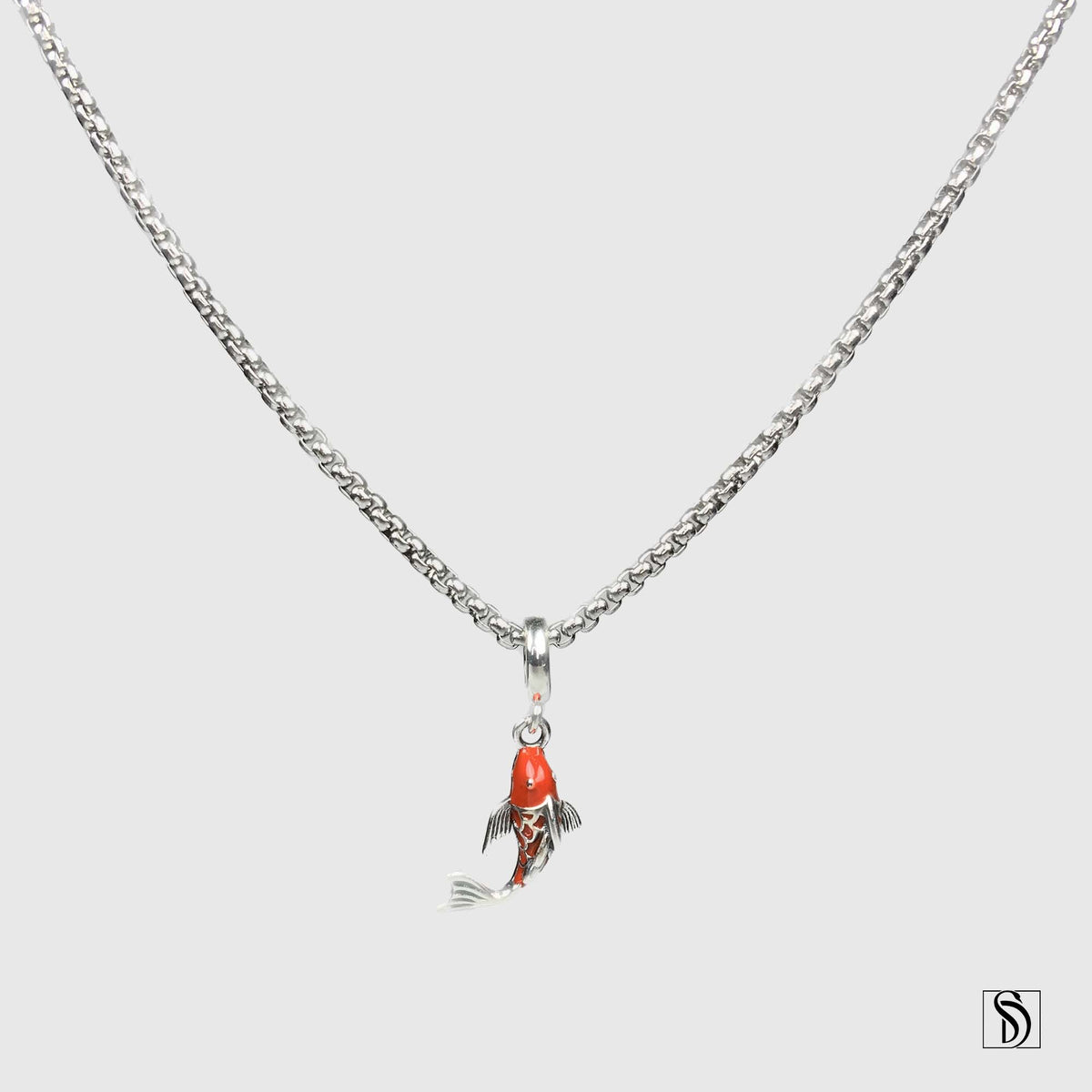 Lucky Japanese Koi Fish Necklace