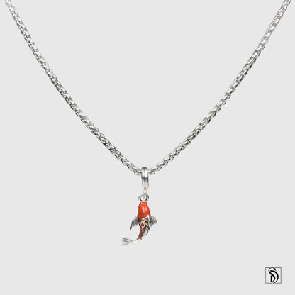 Lucky Japanese Koi Fish Necklace