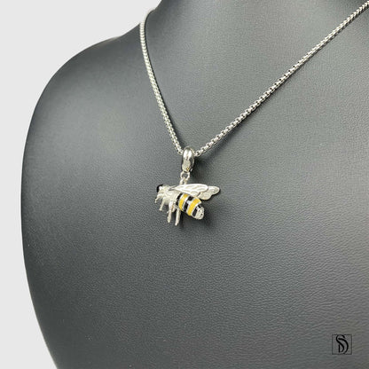 Honey Bee Pendant Necklace