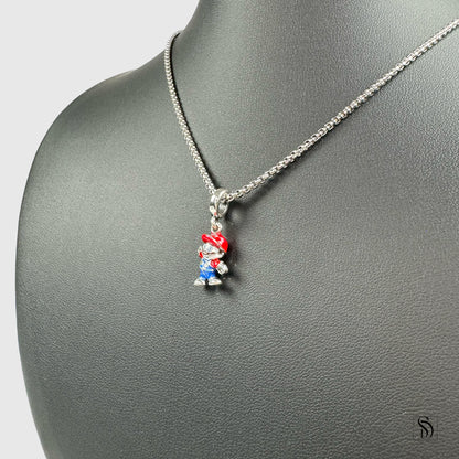 Realistic Super Mario Pendant Necklace