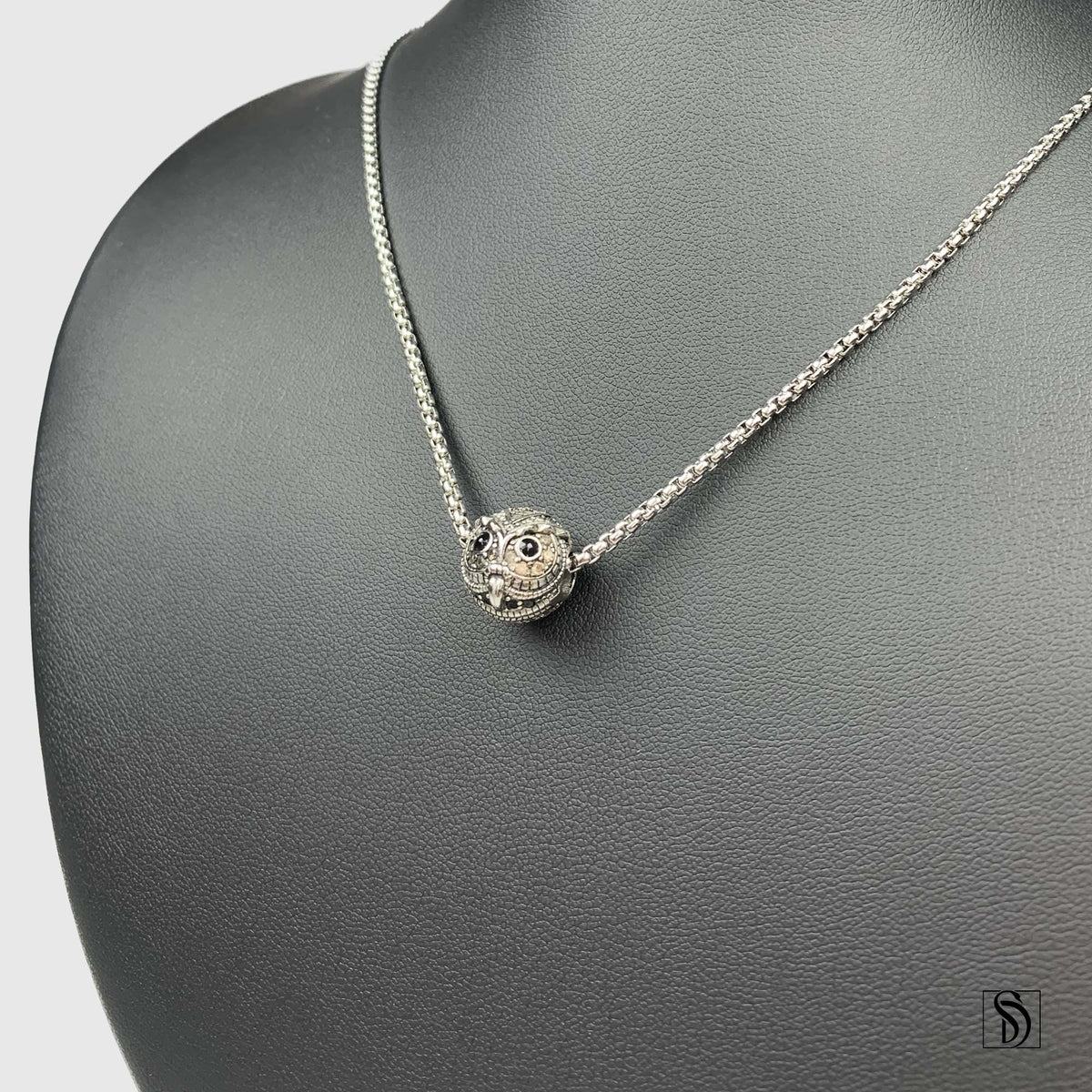 Wisdom Owl Charm Necklace