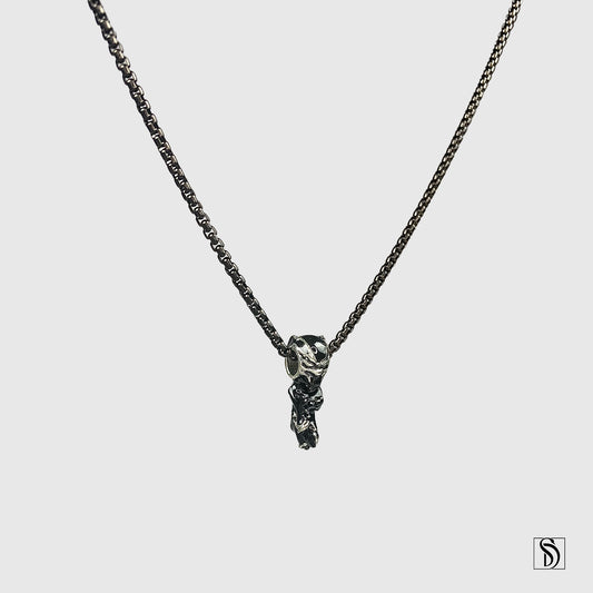 Black Panther Pendant Charm Necklace