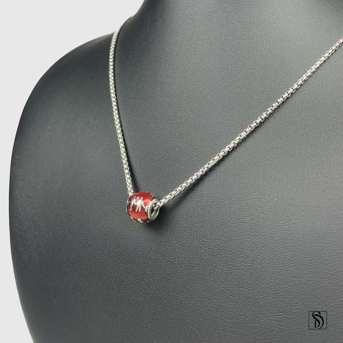 Family Love Charm Box Chain Necklace