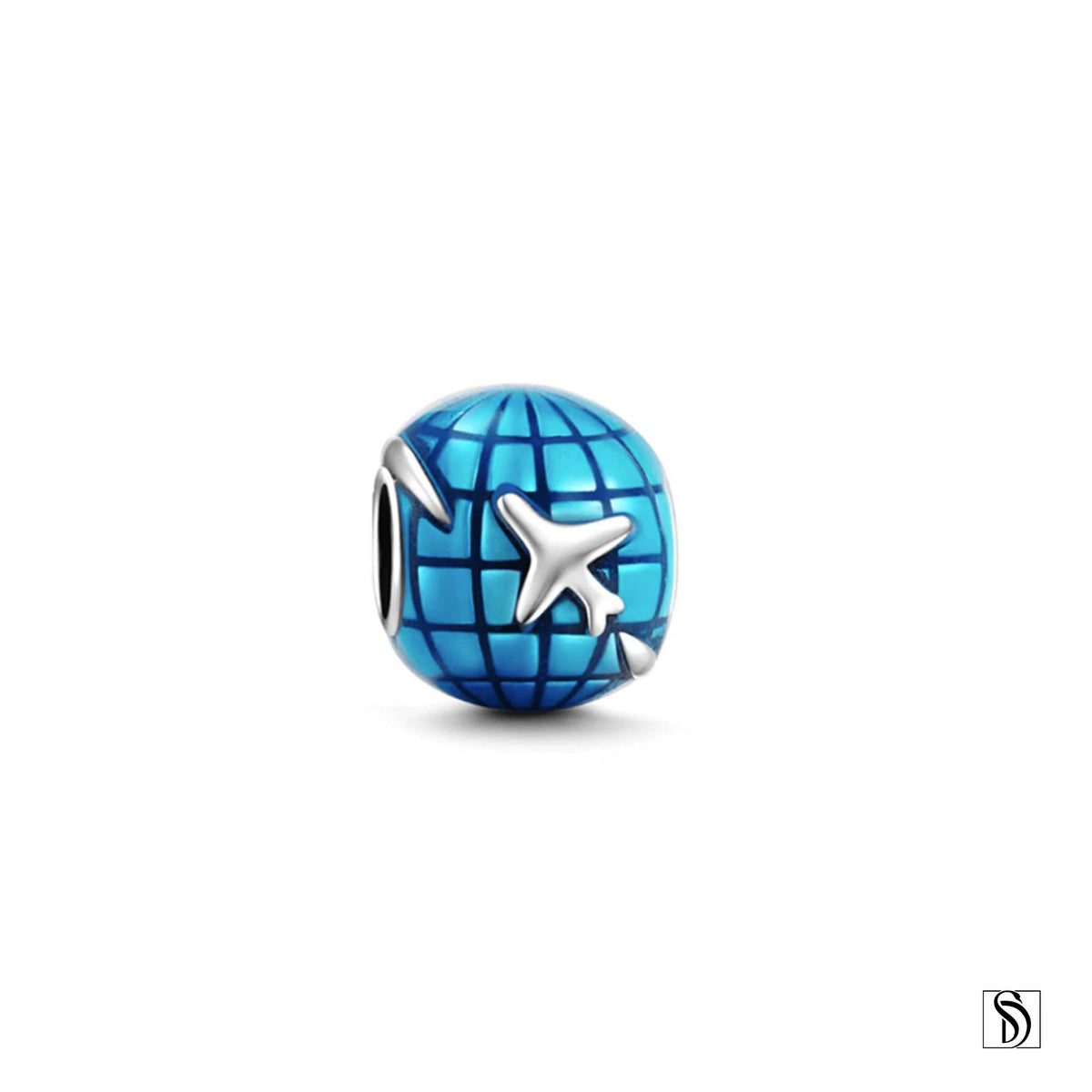 Blue Planet Charm Necklace