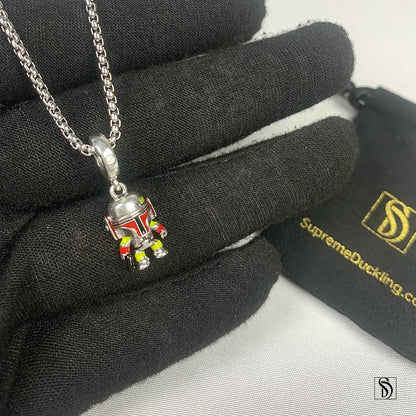 Mini Boba Fett Necklace