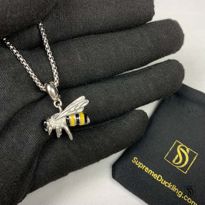 Honey Bee Pendant Necklace