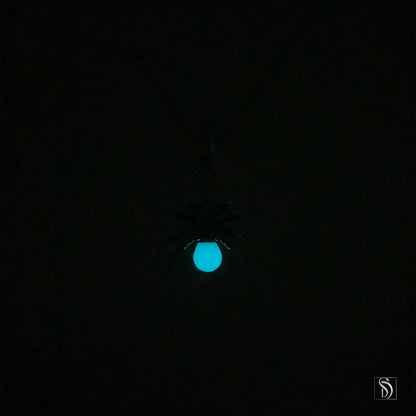 Luminous Spider Pendant Necklace