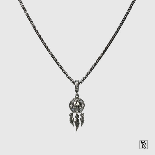 Black Skull Dreamcatcher
