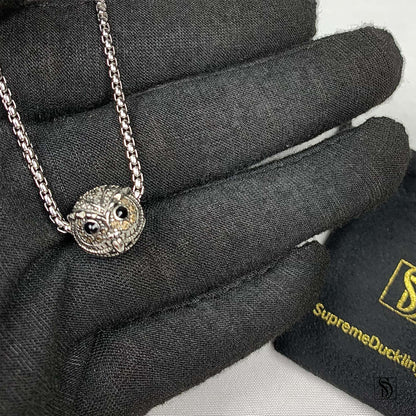 Wisdom Owl Charm Necklace