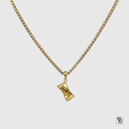 Gold Sweet Treat Candy Pendant Necklace