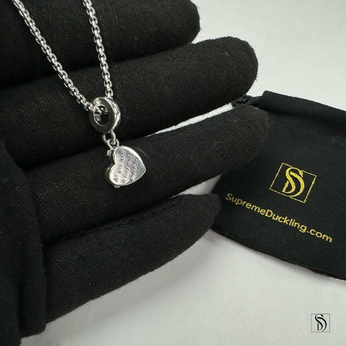 Love Box Of Chocolate Pendant Necklace