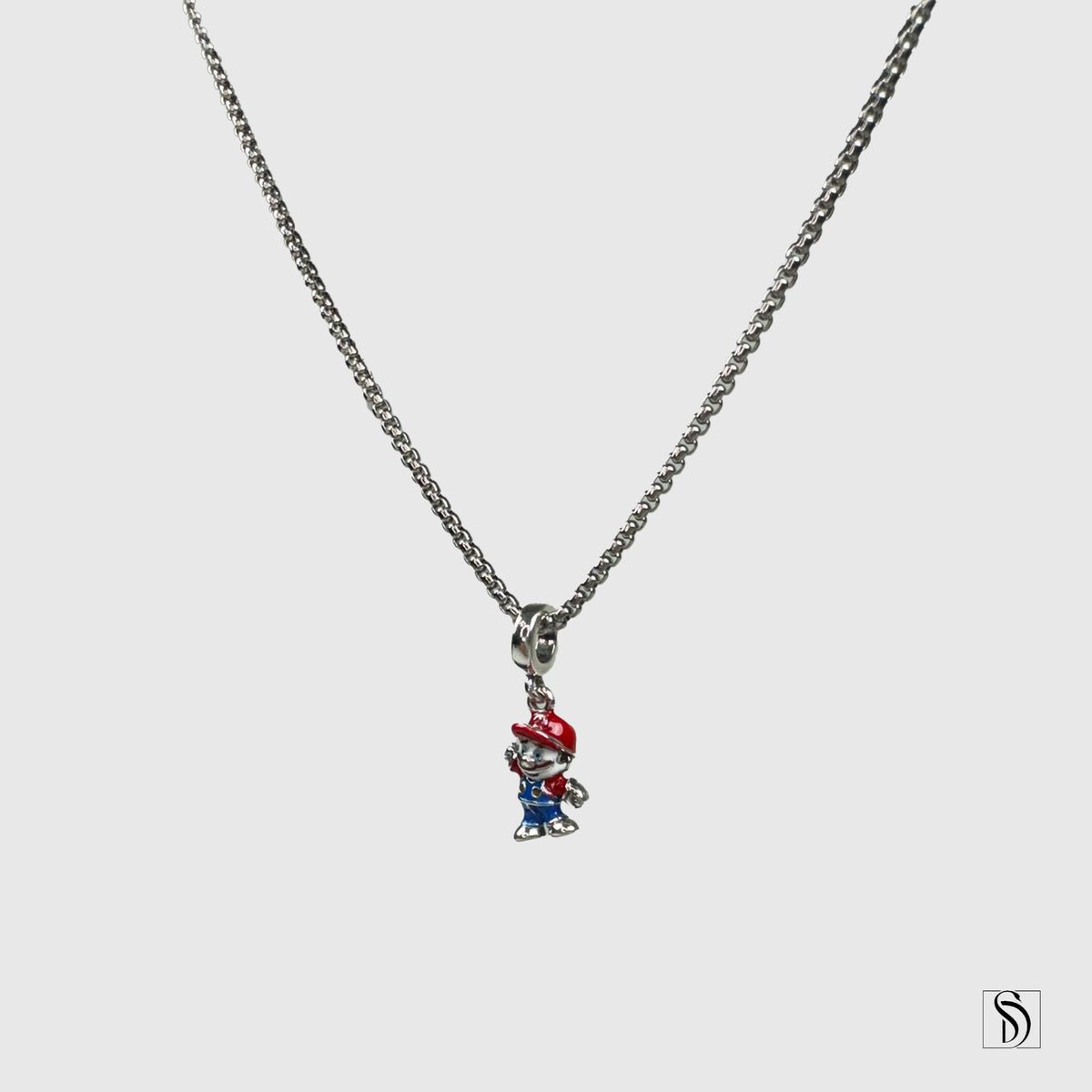 Realistic Super Mario Pendant Necklace