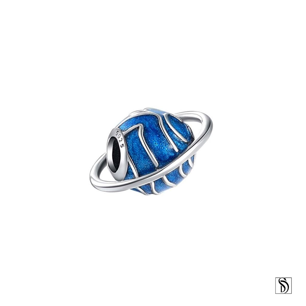 Blue Planet Charm Necklace