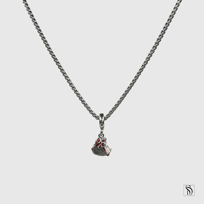 Love Box Of Chocolate Pendant Necklace
