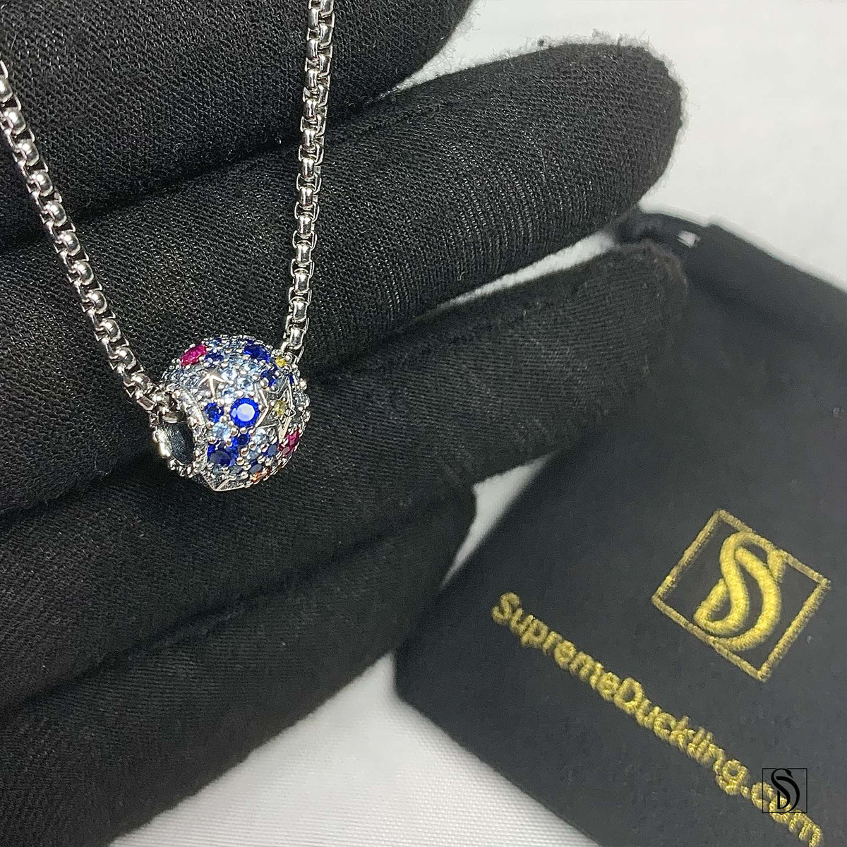 Lucky Shooting Star Night Sky Celestial Necklace